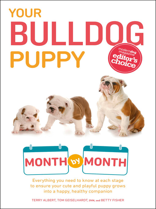 Title details for Your Bulldog Puppy Month by Month by Terry Albert - Wait list